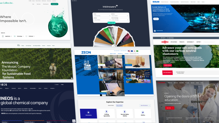 Best chemical website design