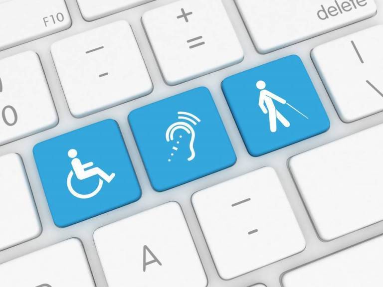 accessibility icons on keyboard keys