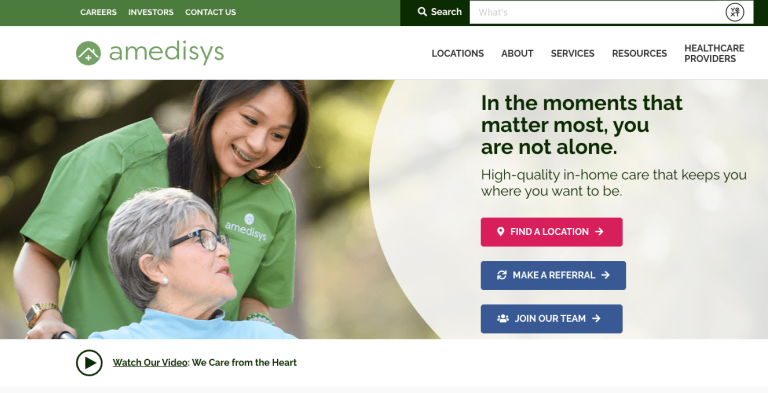 Dbs 20240126 article home health website amedisys 2 min