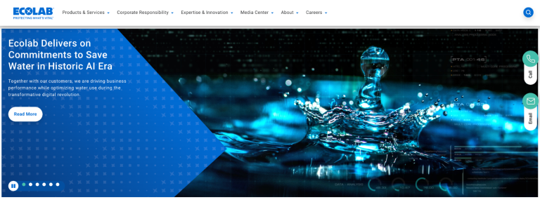 Ecolab desktop home page 1