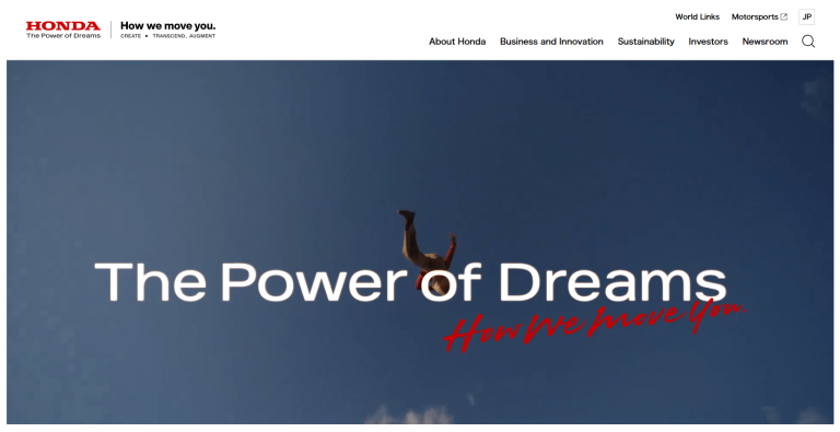 Honda global home page 2 min