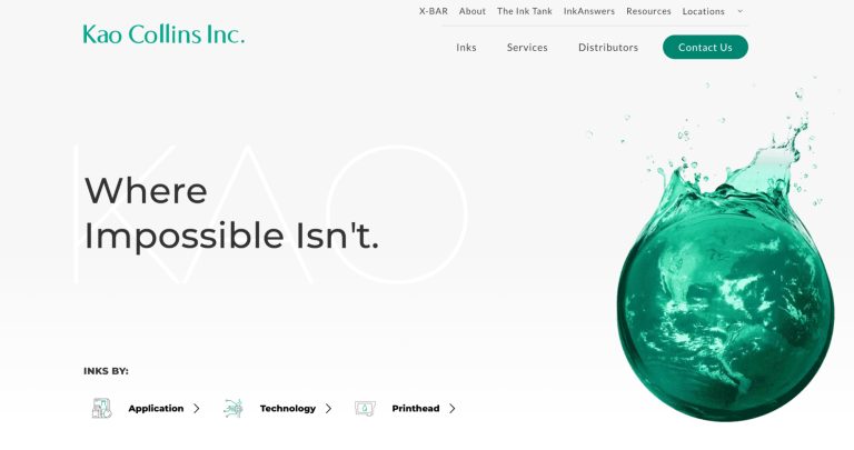 Kao collins desktop home page hero