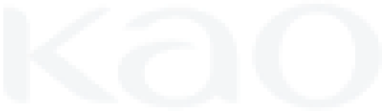 Kao logo white