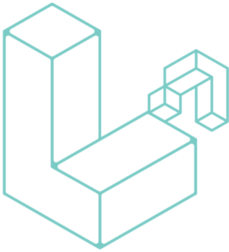 The laravel logos intertwined