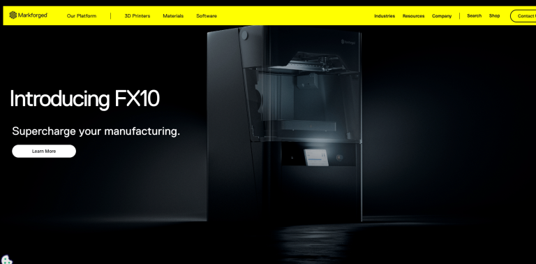 Markforged home page min