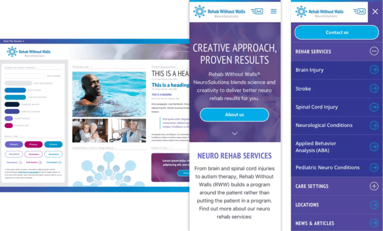 Rehab without walls user experience examples