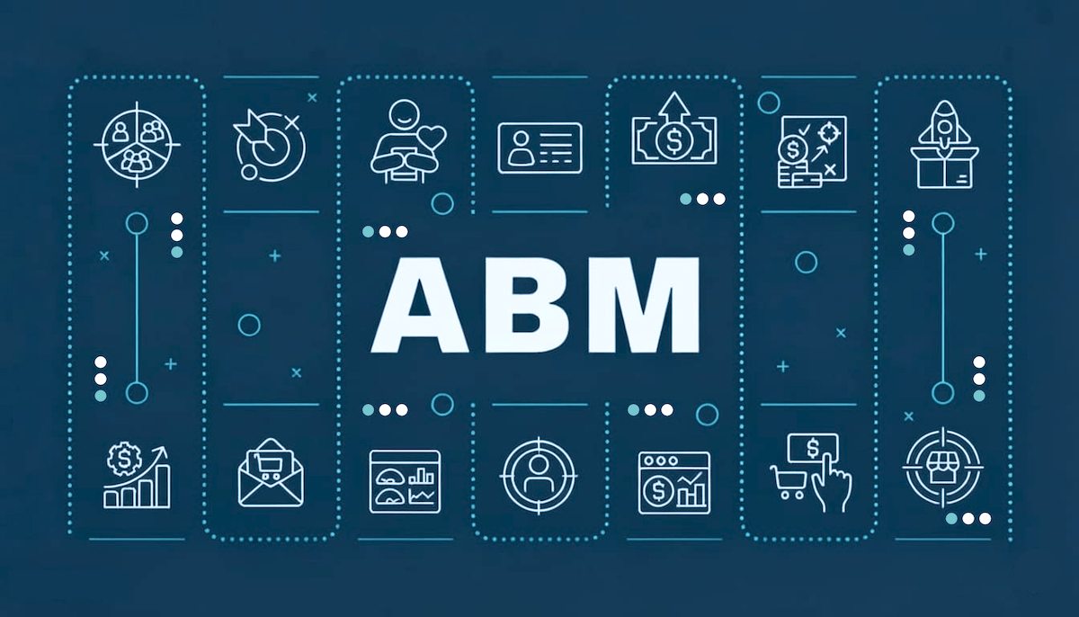 Illustration of account based marketing stages