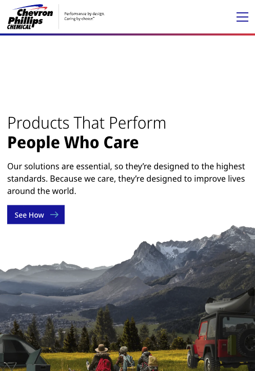 Chevron phillips mobile home page parallax 1