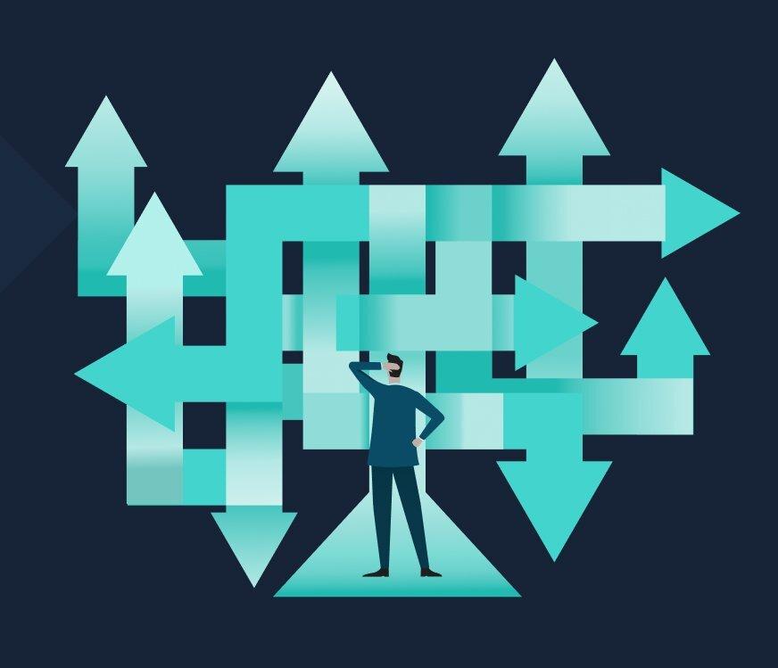 Man confused by too many choices