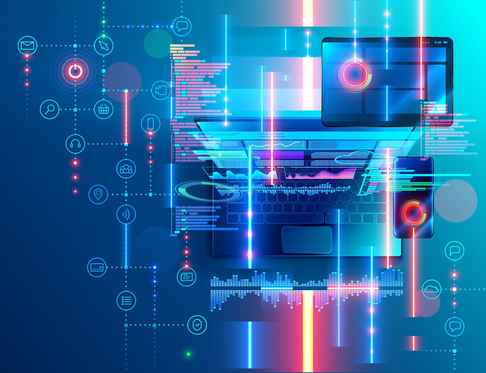 Design concept laptop tablet