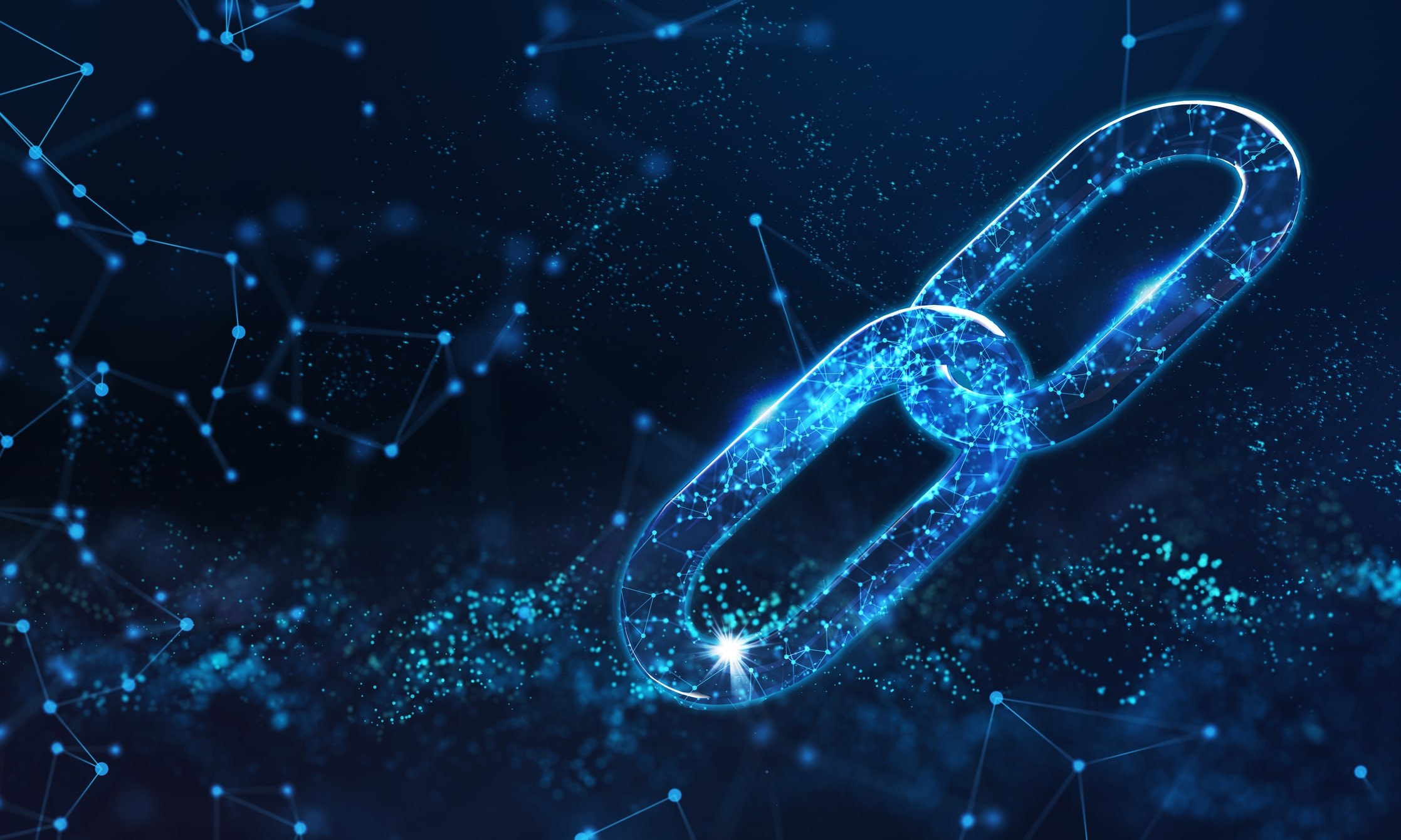 Chain links representing internal and external linking