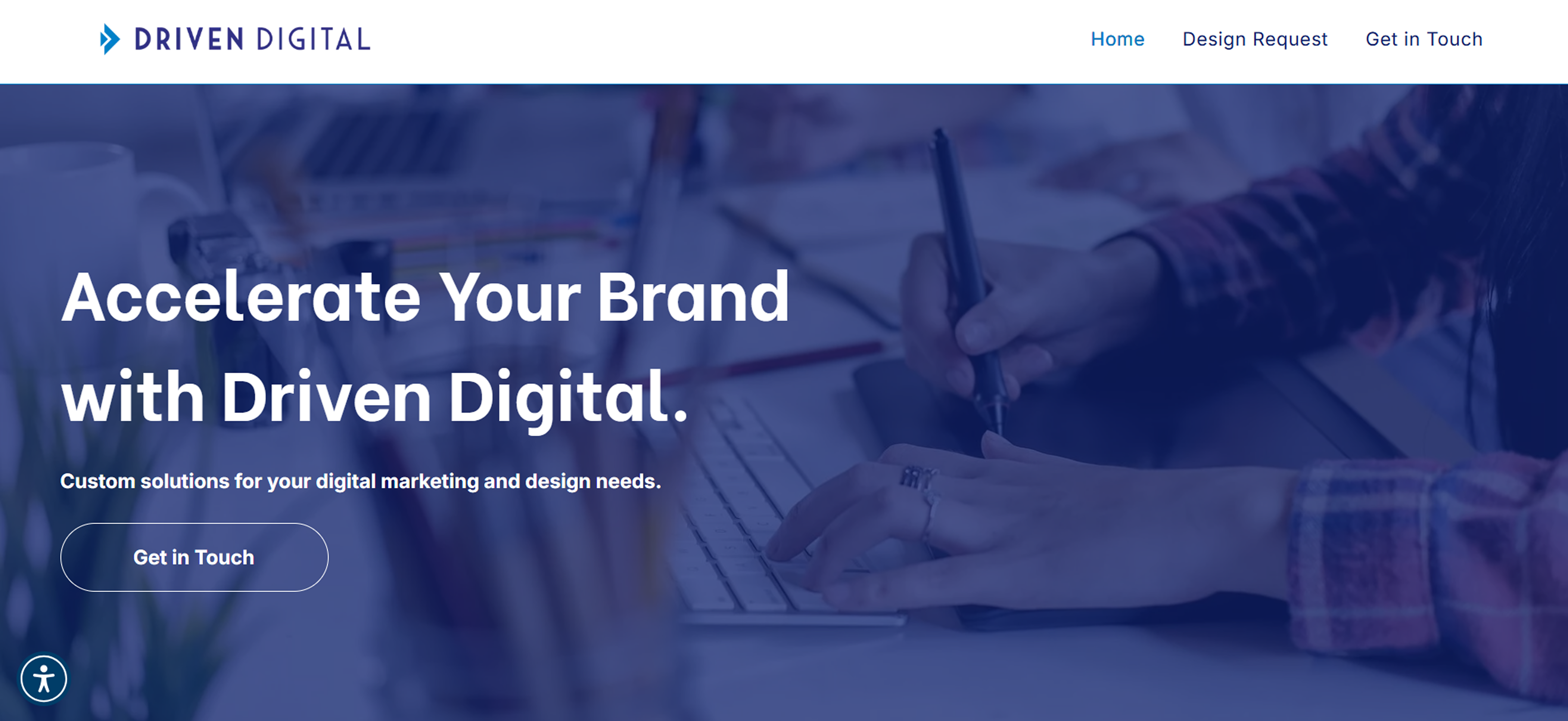 driven digital home page