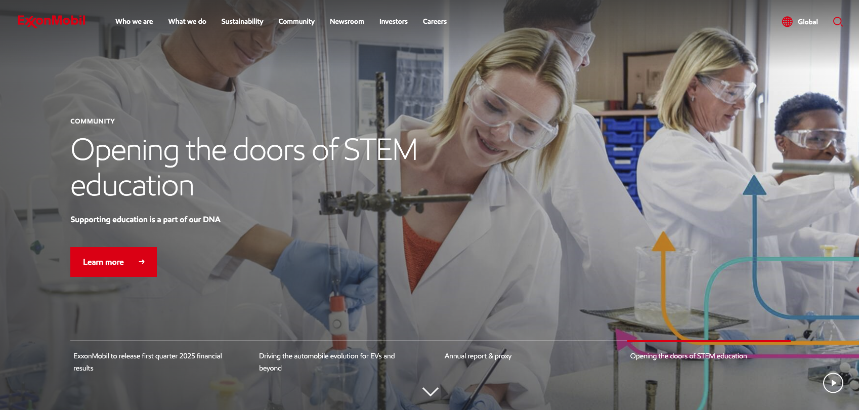Exxonmobile home page browser