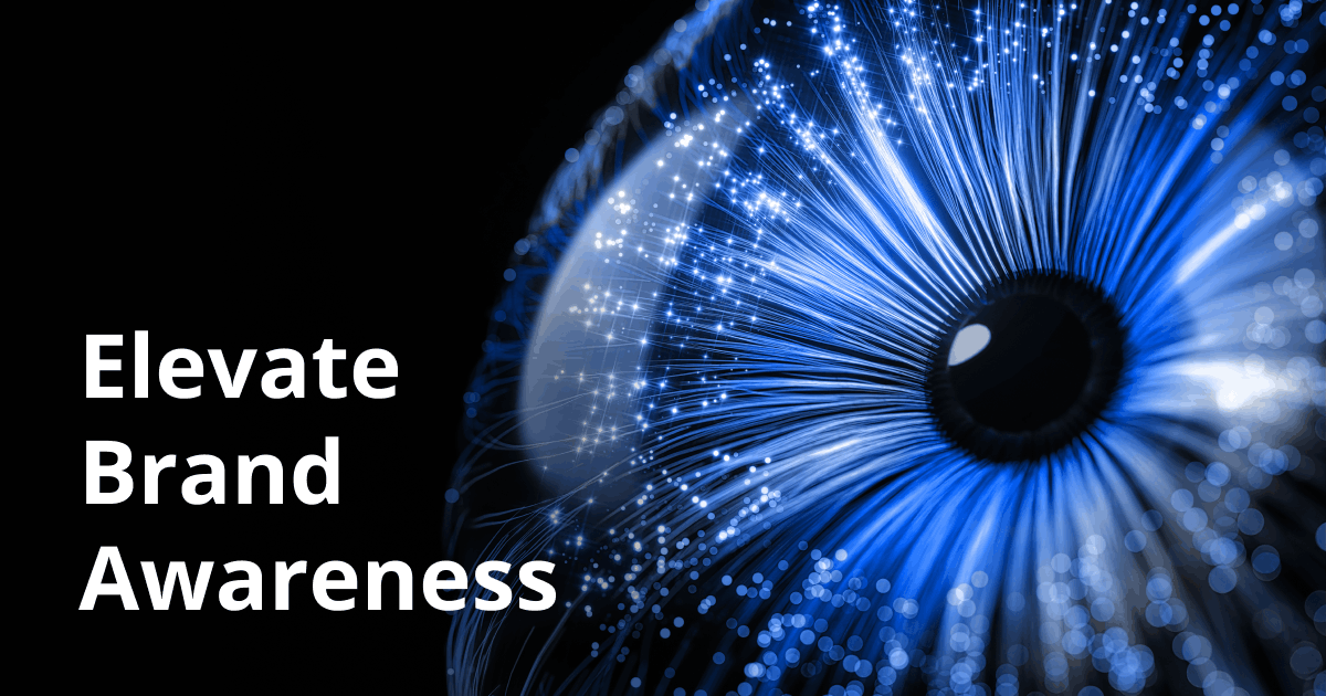 Digital eye representing brand visibility online