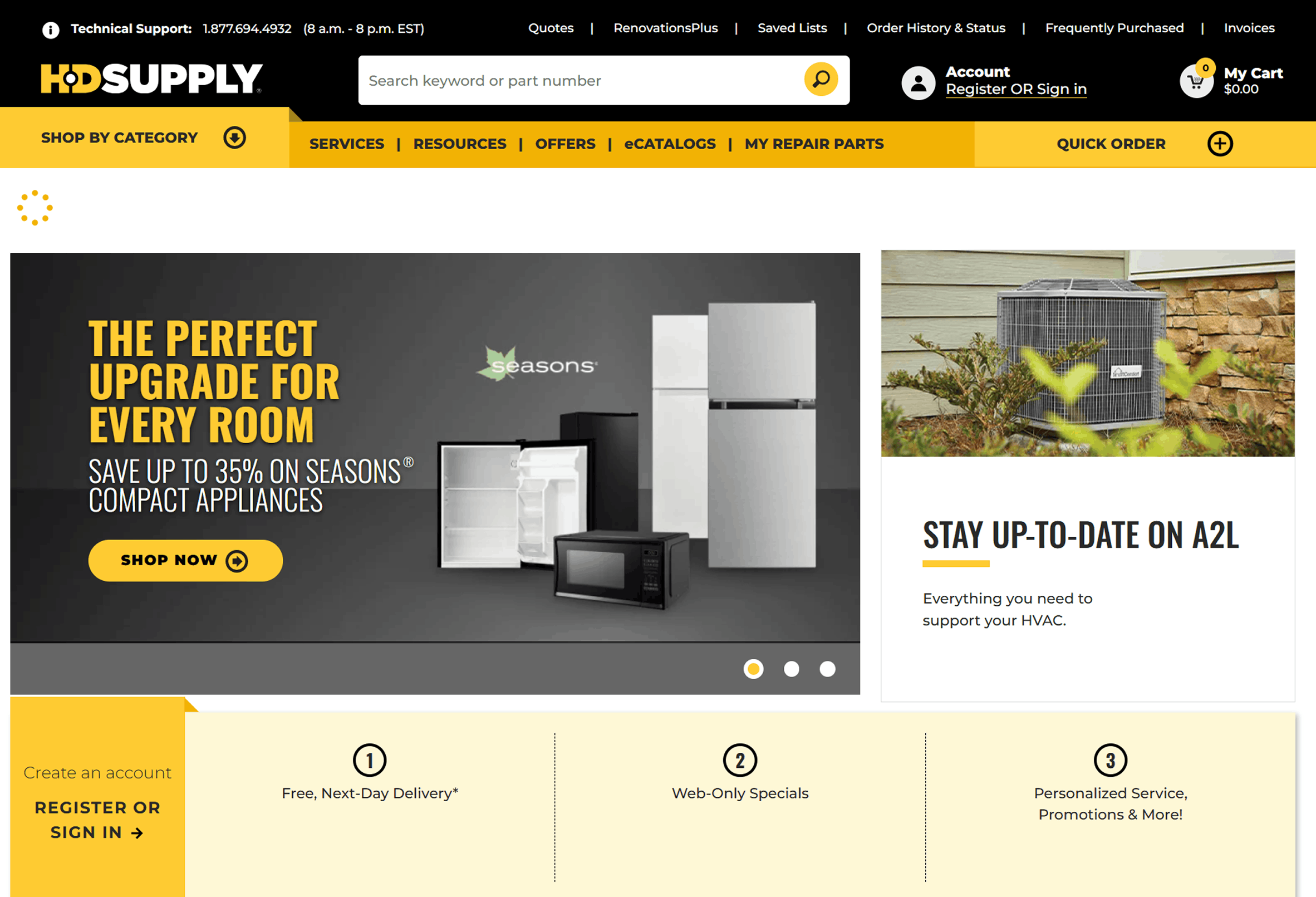 Hd supply home page