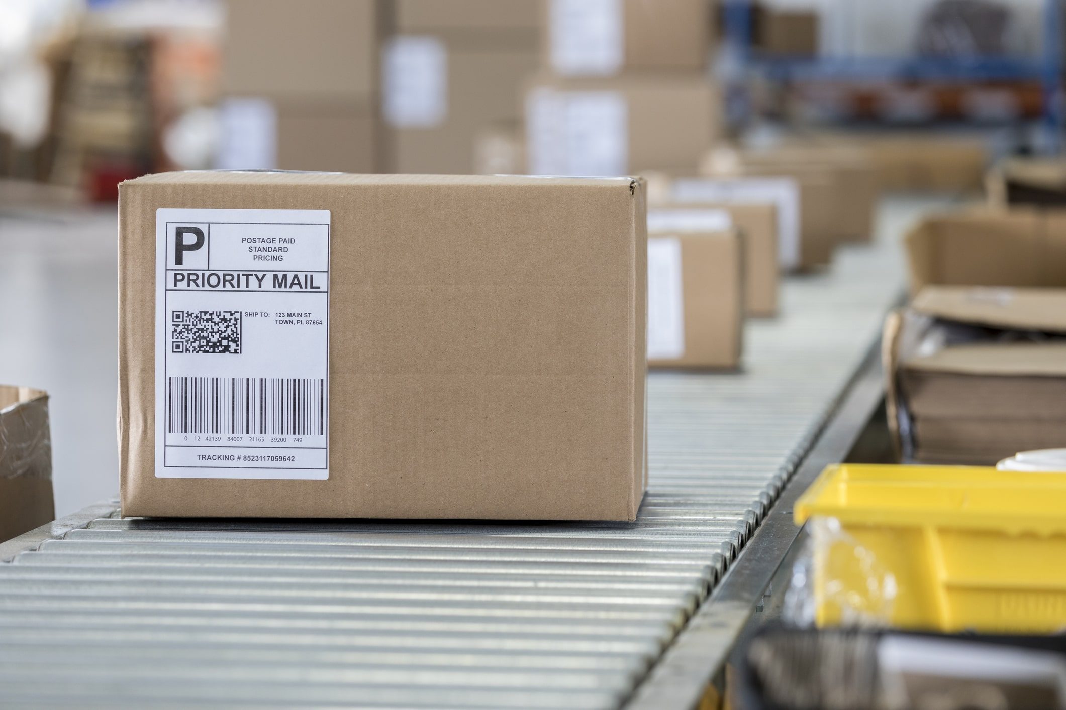 cardboard-box-on-roller-conveyor-product-inventory