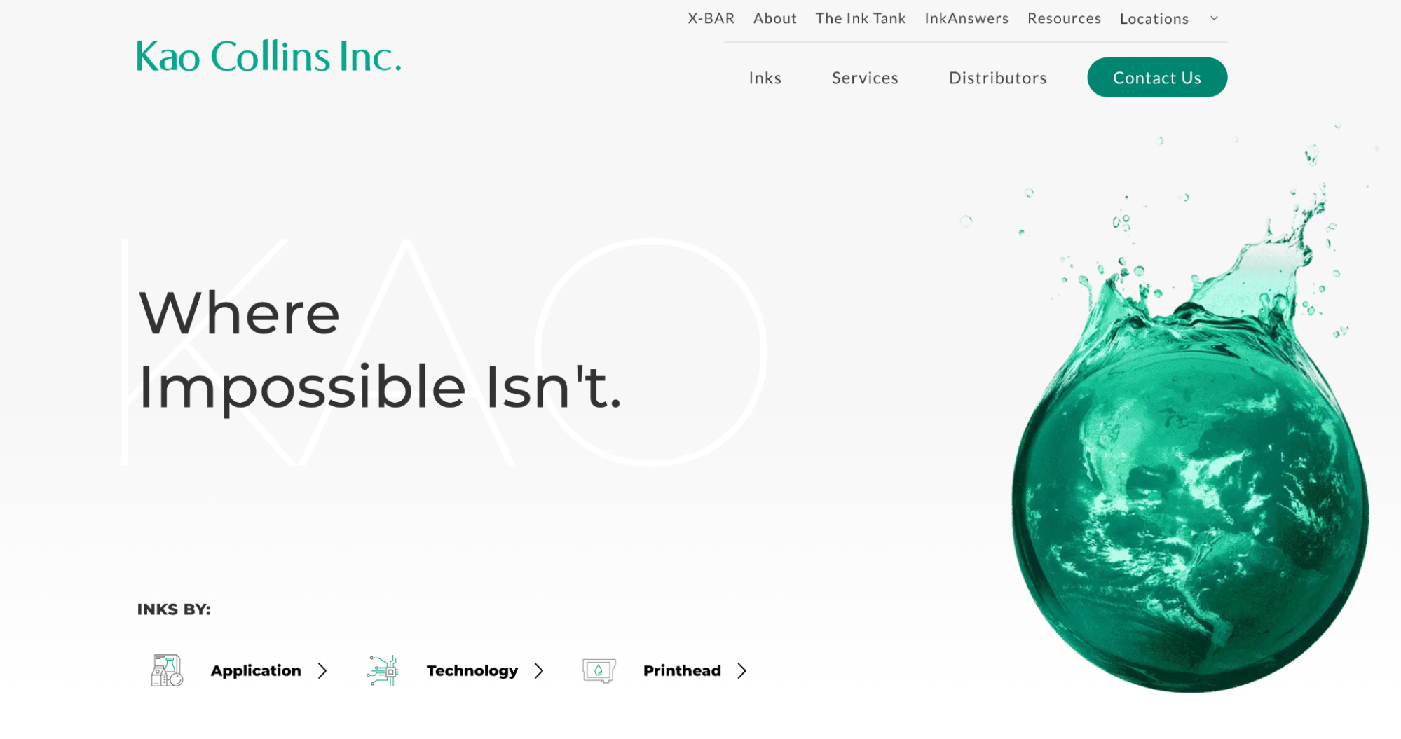 Kao collins desktop home page hero