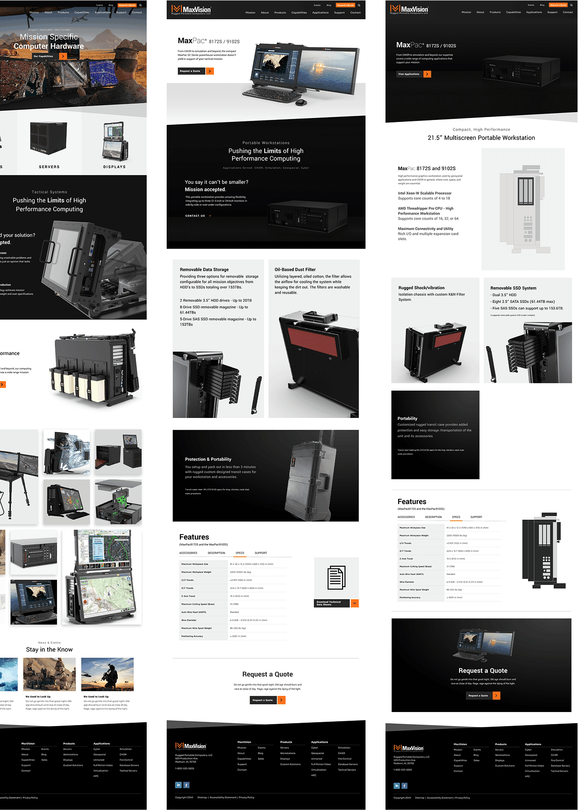 Maxvision port pages min