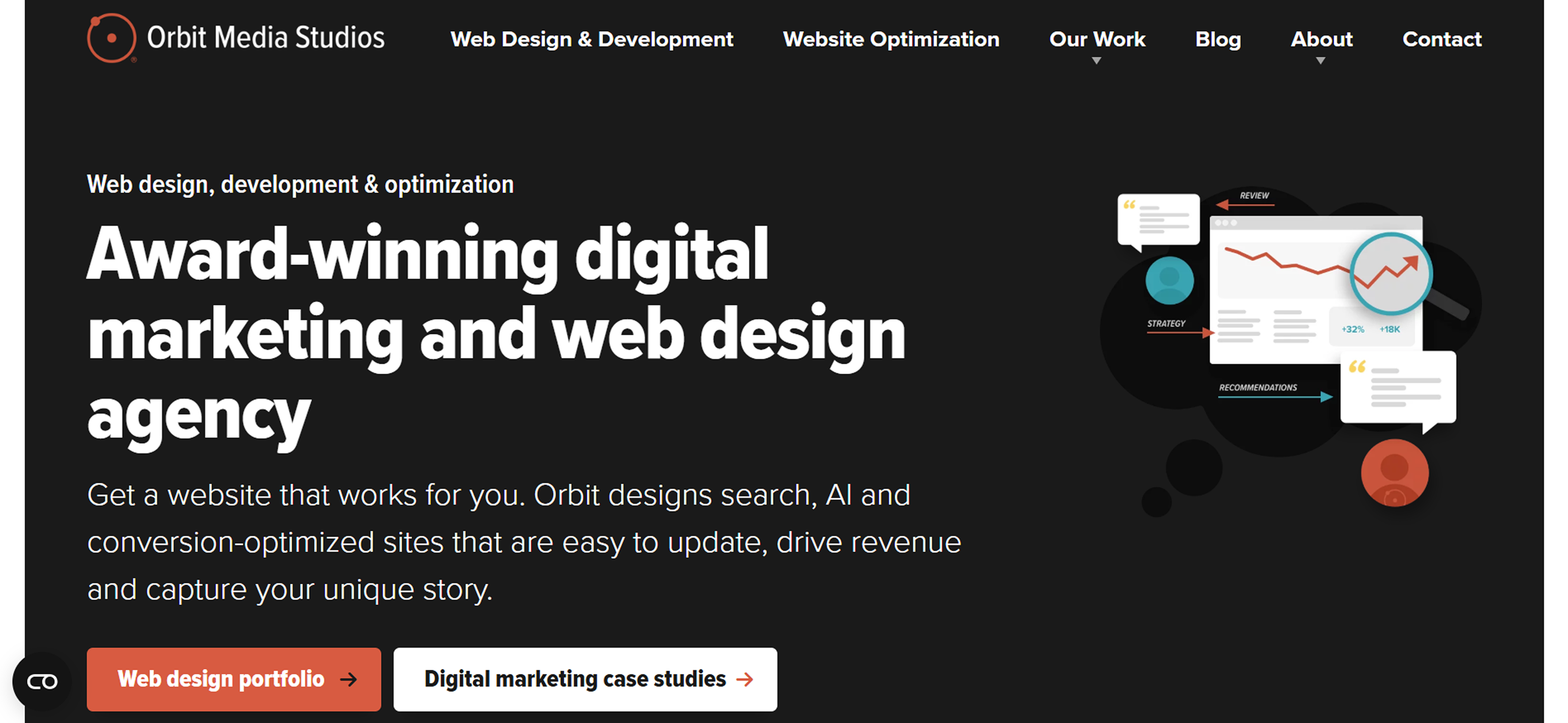 Orbit media studio home page