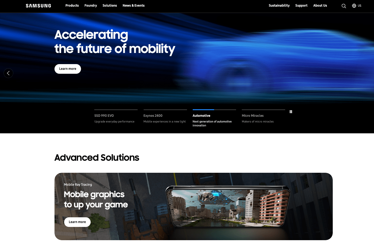 Samsung semiconductor home page min