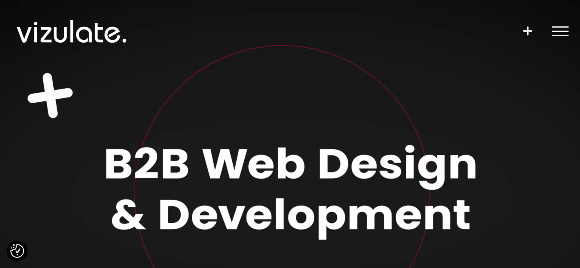 homepage for Vizulate agency