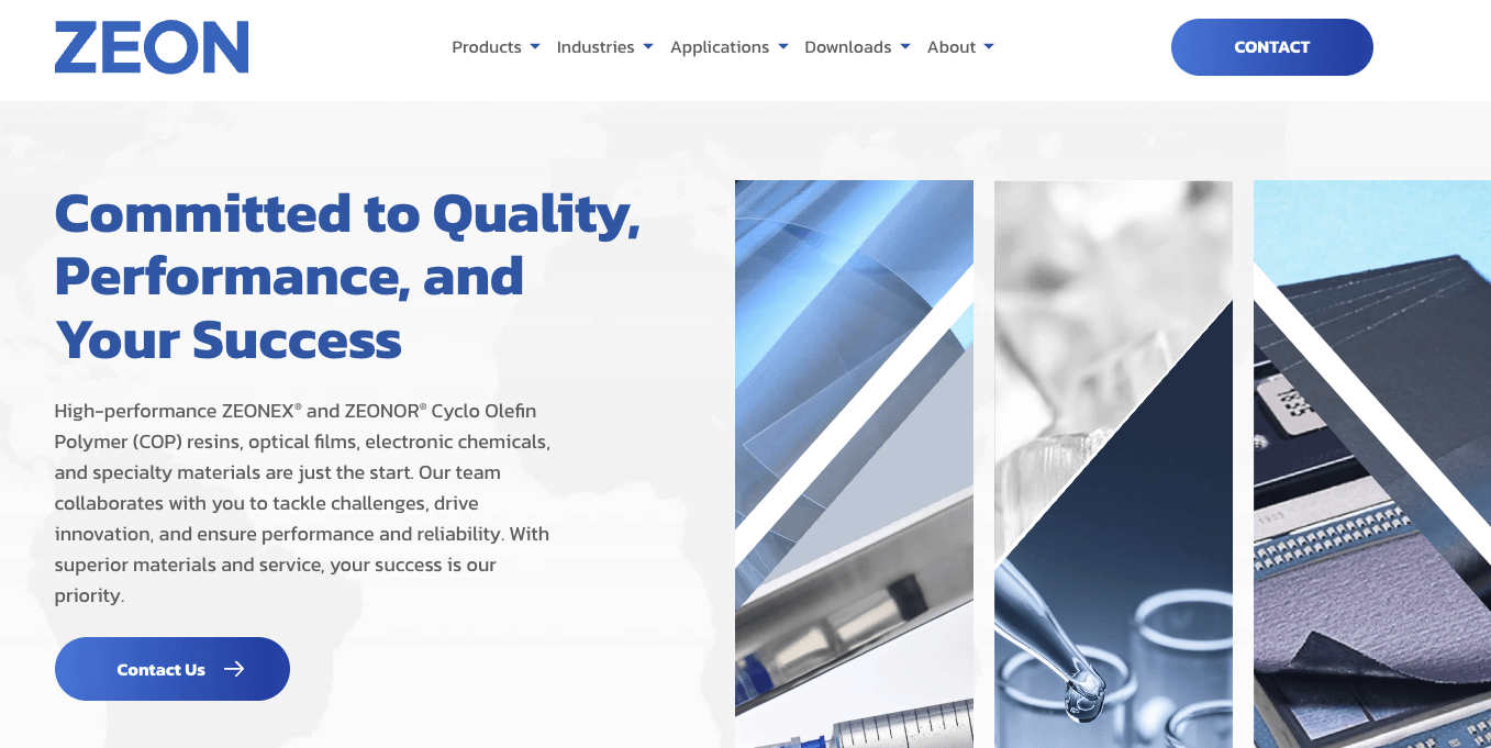 Zeon smi home page hero