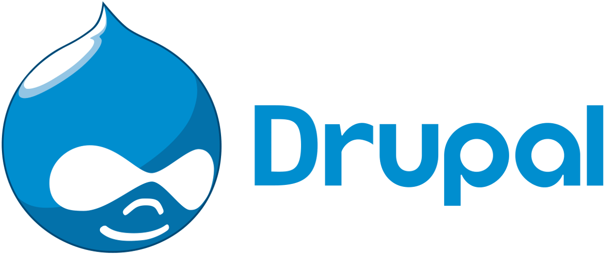 graphic of the drupal logo