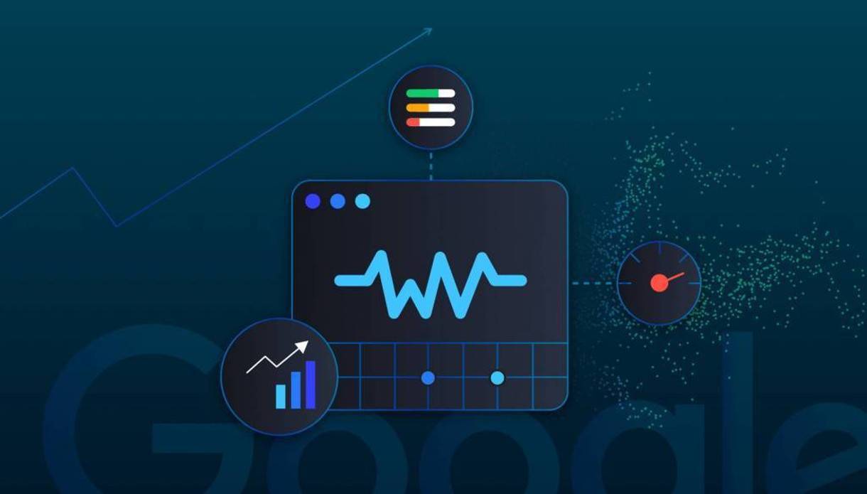 Illustration of google page experience and core web vitals graphs