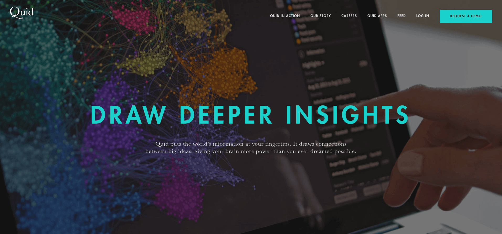 Great b2b website design Quid