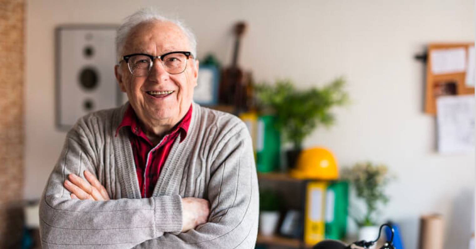 Elder Gentleman Smiling