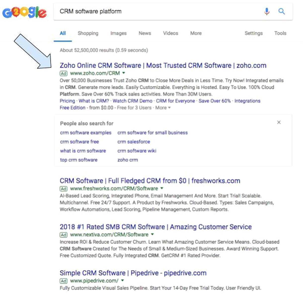 Zoho Search Results