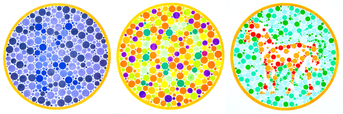 Colorblind test examples for accessible design Examples of colorblind images for accessibility