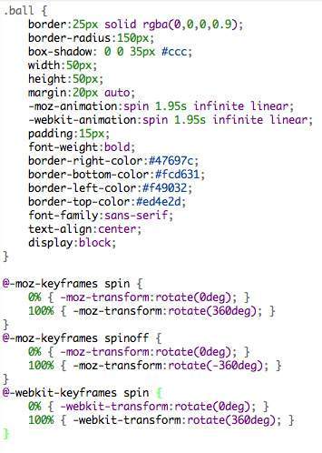 Graphic demonstrating example of coding in a style sheet