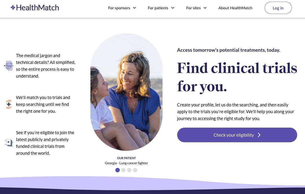 healthmatch helps users quickly identify themselves to support their journey