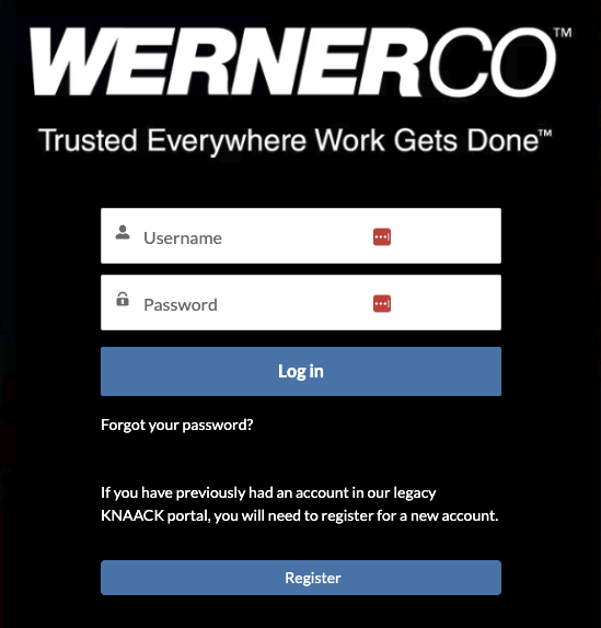 werner portal login