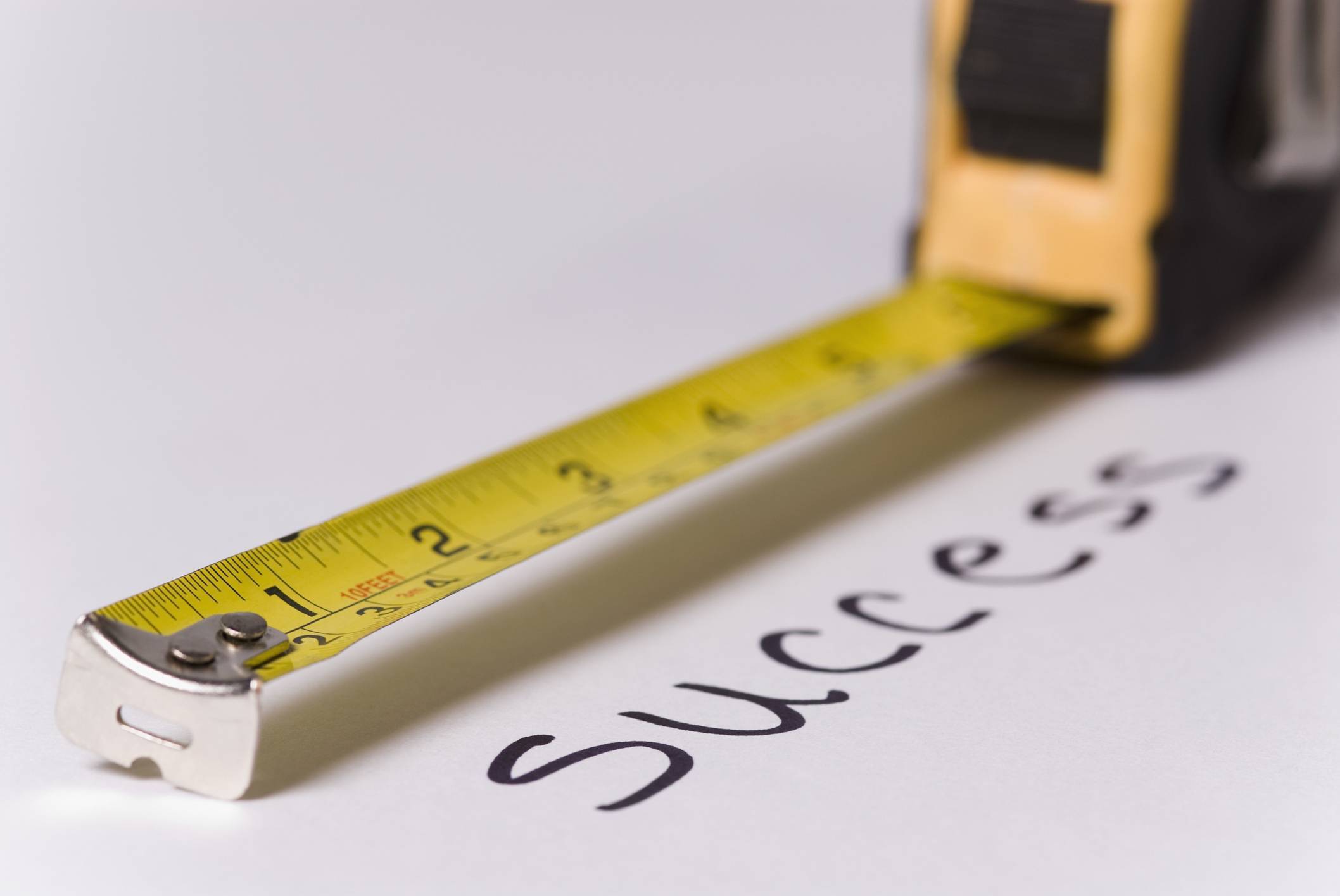 image of tape measure - B2B website sales funnels have measurable KPIs image of tape measure - B2B website sales funnels have measurable KPIs