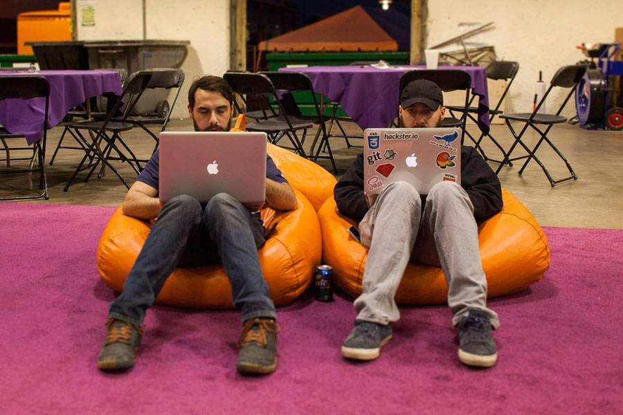 DBS developers at GE Hackathon Hack the Home