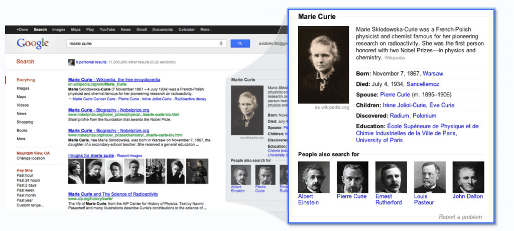 image of marie curie