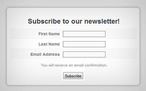 optin Graphic of an email subscription opt in